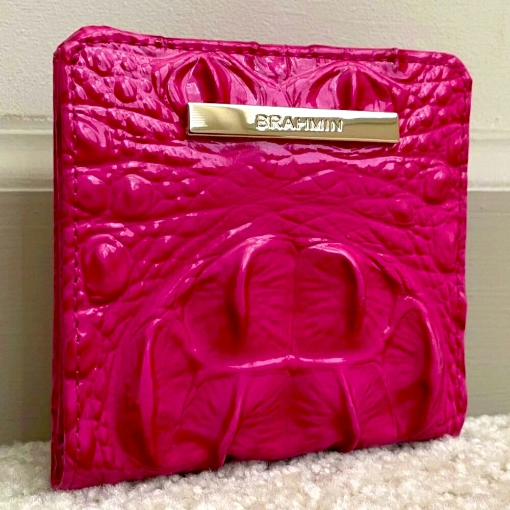 Brahmin PARADISE PINK Jane Wallet - Gently Used